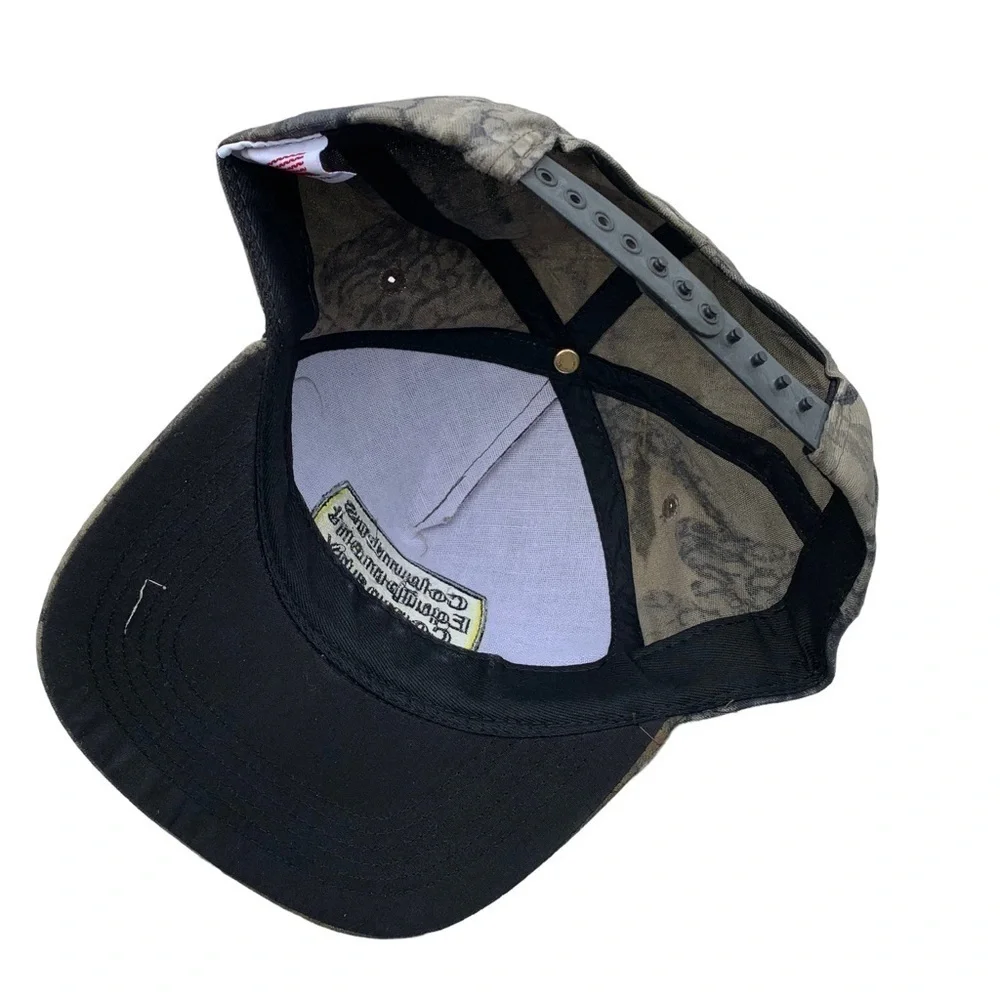 Vintage Columbus Equipment Company SnapBack Mesh Trucker Hat Made in USA Camo